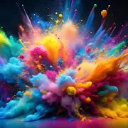 comunicazione efficace: esplosione di colore